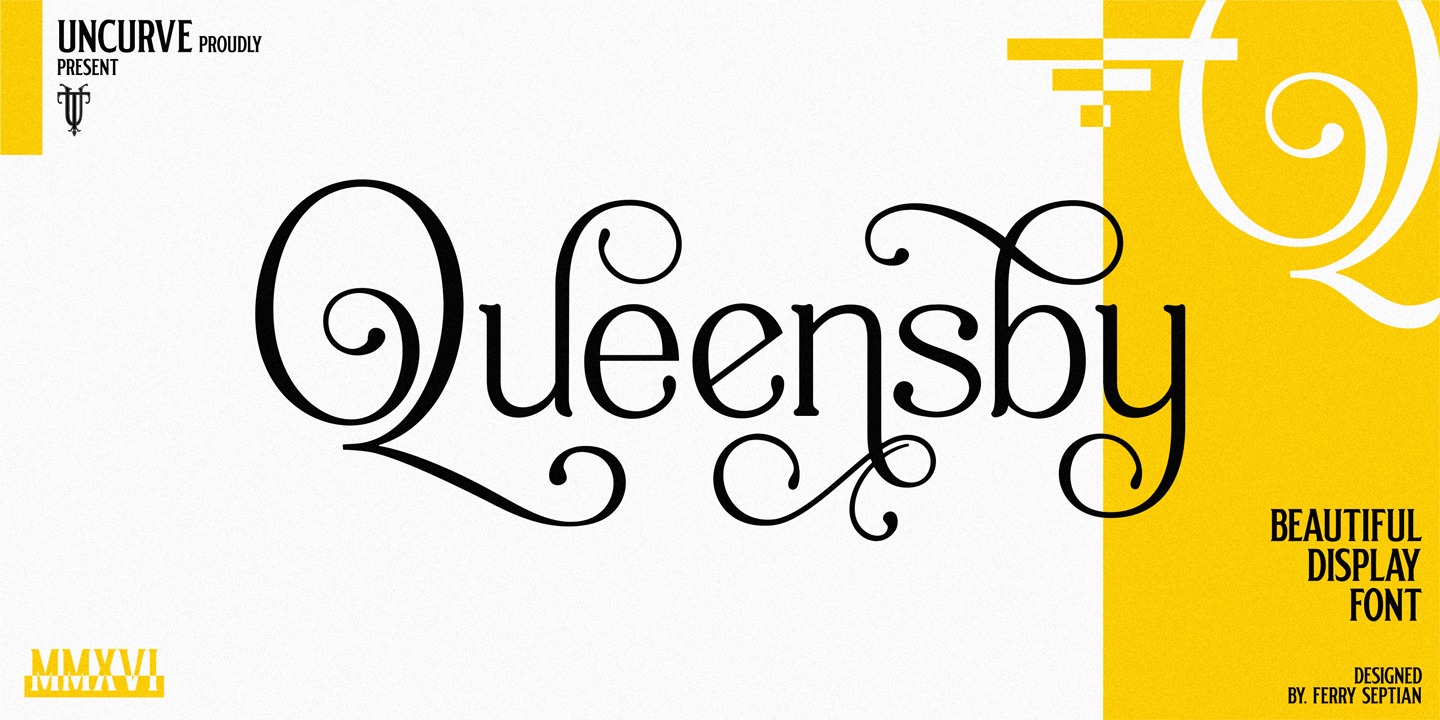 Шрифт Queensby